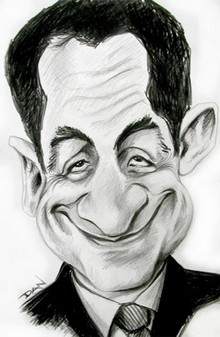 Caricature de Sarkozy